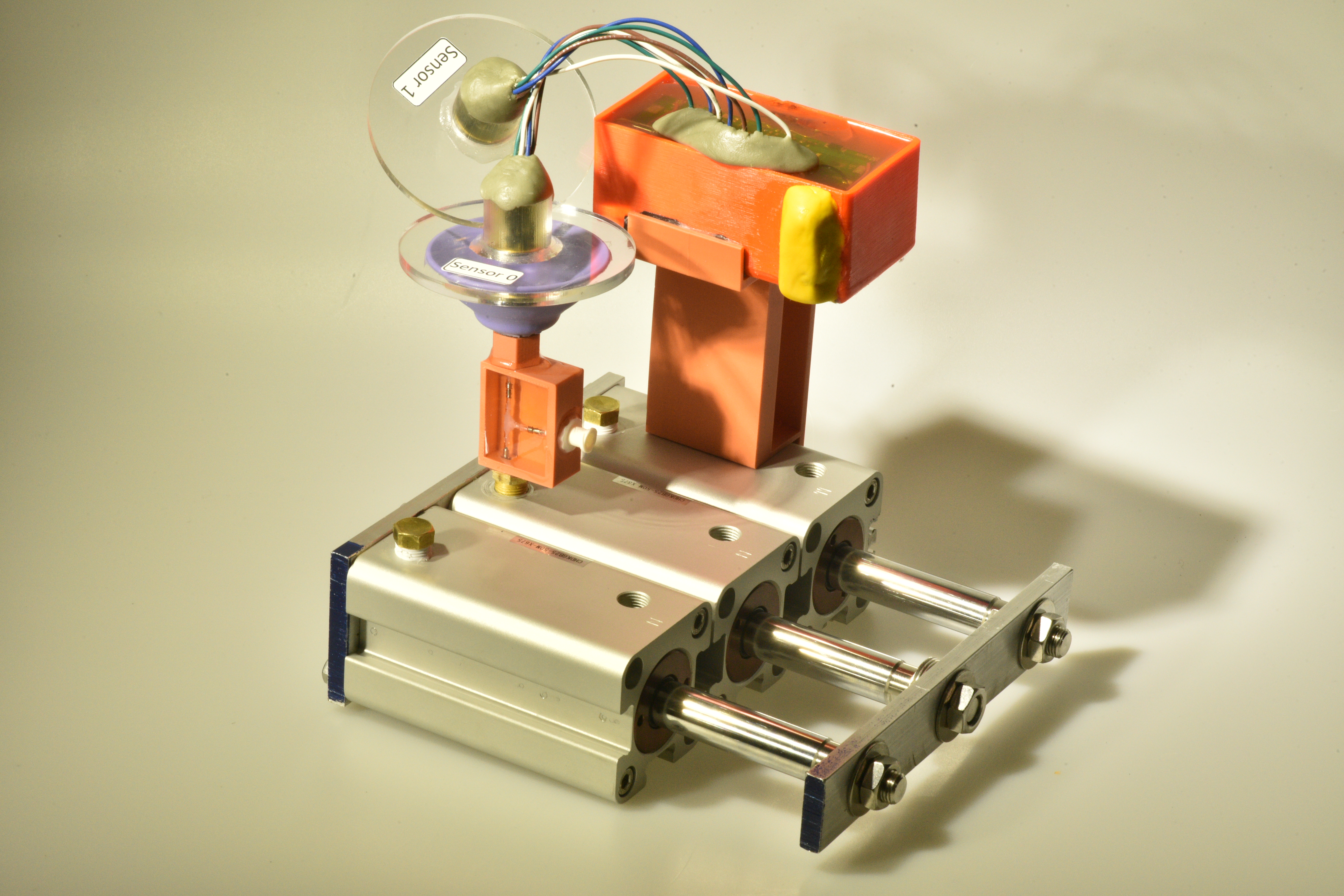 Pressure test setup for whale tag suction cup research